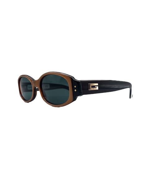 gucci gg2417|Gucci GG 2417/S 1LP Brown Thick Oval Sunglasses Frames 52 .